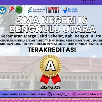 SMAN 16 B/U TERAKREDITASI A